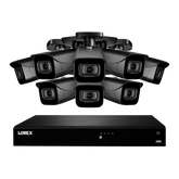 Lorex 16-Channel Fusion NVR System with Eight 4K 8MP IP Cameras Security Surveillance System New N4K3-168BB